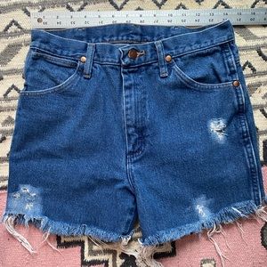Vintage Wrangler cut off shorts